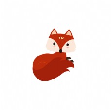 卡通手绘狐狸图片