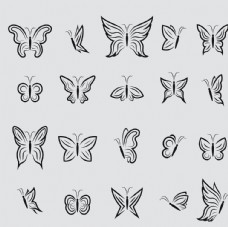 贴图模板蝴蝶昆虫动物图片