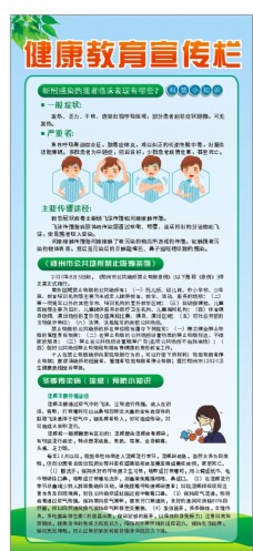 新条例郑州健康教育宣传栏图片