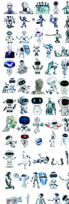 科技展板机器人图片
