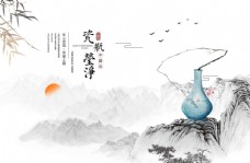 潮流素材中国风背景图片