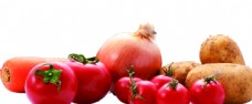 胡萝卜洋葱西红柿番茄土豆透明图图片