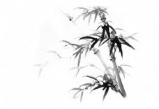 水墨画高清中国风水墨竹子图片