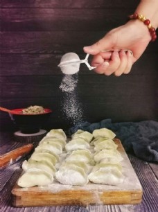 冬天饺子图片