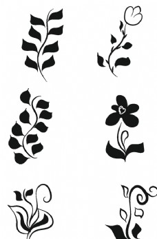 欧式花纹背景树叶花纹图片