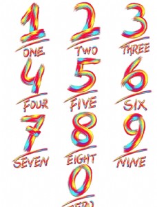 字体设计9艺术光感数字图片