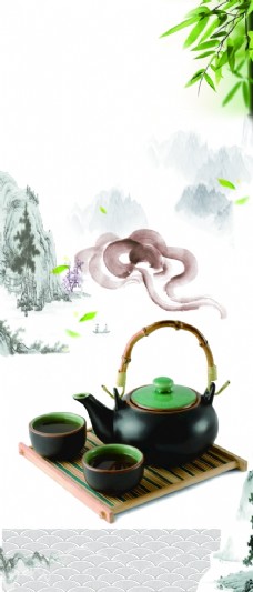 企业文化展板茶叶茶道茶文化茶叶素材图片