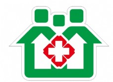 矢量社区卫生服务站标志图片