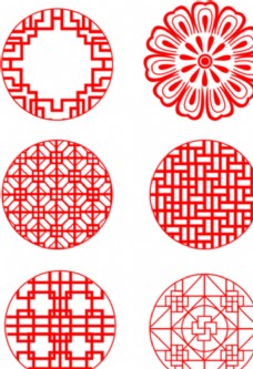 设计素材中国风边框花朵素材设计元素图片