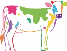 排版设计牛牛年奶牛公牛斗牛牧场图片