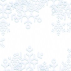 漂浮装饰冬季雪花图片