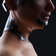 C4D模型人物人体模型机器图片
