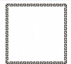 欧式古典花纹矢量边框图片