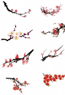 中国风设计梅花图片