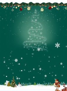 海景圣诞海报圣诞背景圣诞素材图片