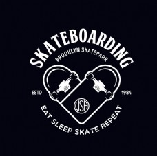 创意画册滑板体育运动SKATE图片