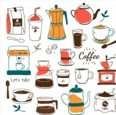 咖啡机咖啡图片