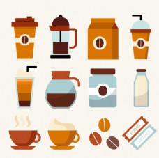 咖啡杯咖啡元素图标图片