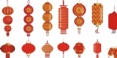 春节海报灯笼图片