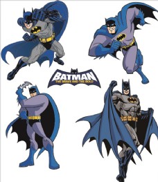 Q版可爱动物蝙蝠侠图片