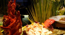 西餐厅龙虾自助餐菜品图片
