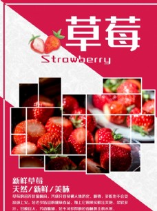 宣传草莓海报图片
