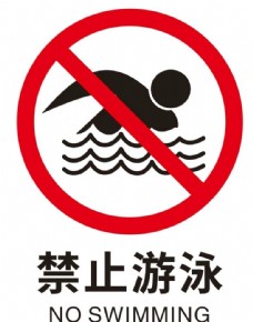 游戏矢量禁止游泳图片