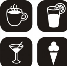 咖啡杯饮料标志图片