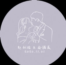 国外名家矢量LOGO婚礼logo图片