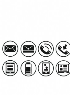 企业LOGO标志电话邮箱标志图片